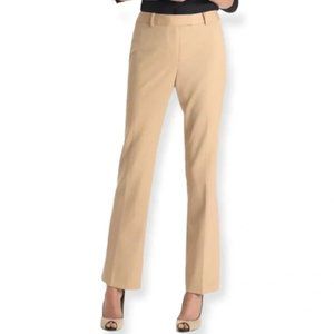 Brooks Brothers Beige Caroline Fit 100% Wool Gabardine Trousers Size 4